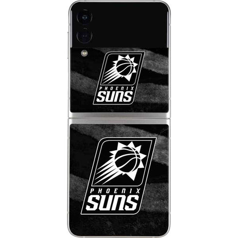 NBA Phoenix Suns Black Animal Print Galaxy Z Flip4 5G Skin